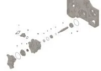 Насос водяной кор. вал 4955706 3800745 3800479 4003929 3401009 4972857 4926553 4972862 2882145