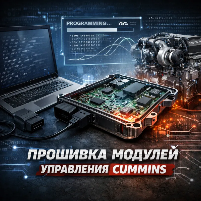 Прошивка и калибровка модулей управления Cummins (Камминз)