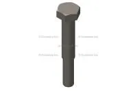 3901395 Болт крепления маховика M12 X 1.25 X 32 SCREW HEXAGON HEAD CAP 6.7, 4 е4.5