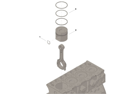 4955549 4089968, 6205392190, C6205392190, K4955549 Поршень Power Parts