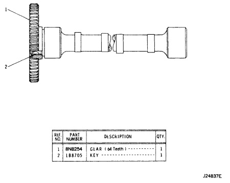 4N5615 4N5615, 4N6598, 8N9245, KMS10624 Распредвал Без Шестерни